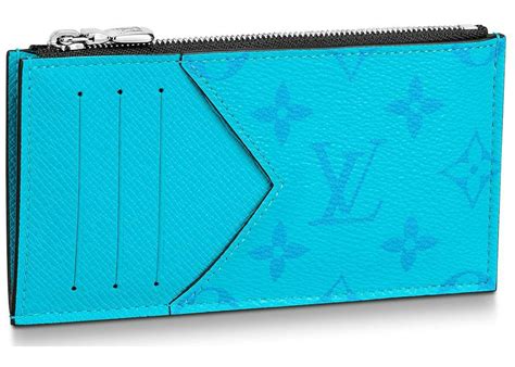 louis vuitton blue card holder|louis vuitton card holder used.